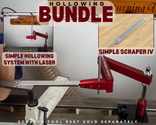 BUNDLE - Simple Hollowing System with Laser and 12" Simple Scraper IV Tool