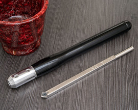 Buy yes-a-12-super-mirror-black-handle Acrylic Resin Simple 90° Roughing or Detailing Tool - Unhandled (9" Long AR MS90)