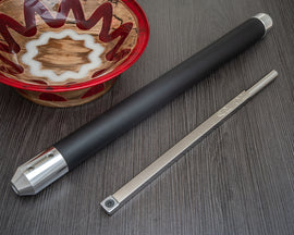 Buy 17-long-silver-handle-with-foam-grip Acrylic Resin Simple Roughing Tool with Carbide Cutter Unhandled (12" Long AR SR)