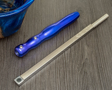 Buy 8-long-blue-aluminum-handle Acrylic Resin Simple Roughing Tool with Carbide Cutter Unhandled (12" Long AR SR)