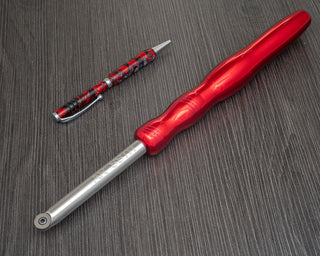 Buy brilliant-red Acrylic Resin Simple Start Turner &amp; Hollower with Round Carbide Cutter - 12&quot; Overall with Handle