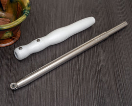 Buy 8-long-white-aluminum-handle Simple Shear Cutting Finisher Tool for Wood or Acrylic/Resin, unhandled (12" Long SSCF)