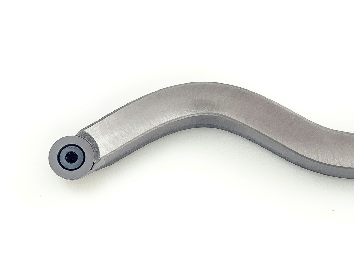 Simple Swan Neck Hollower Carbide Lathe Tool - 9/16" Round Cutter, 12" Long, USA Made For Woodturning