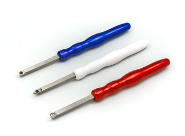 Buy colored-handles 3 Mini Carbide Tools - Rougher, Hollower, Detailer with 3 Handles - 12" Overall
