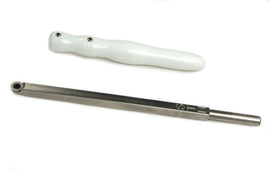 Buy 8-long-white-aluminum-handle Simple Turner & Hollower Tool with 9/16" Round Carbide Cutter