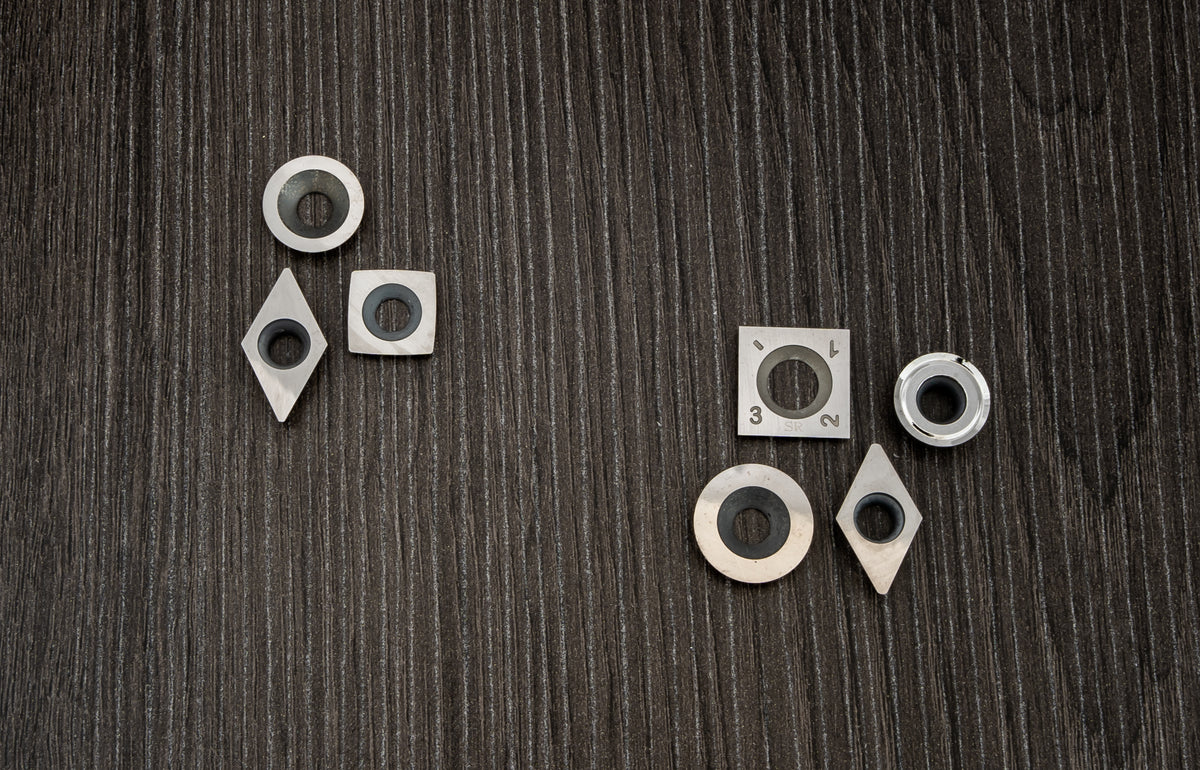 Replacement Carbide Cutters Inserts for Simple Woodturning Tools
