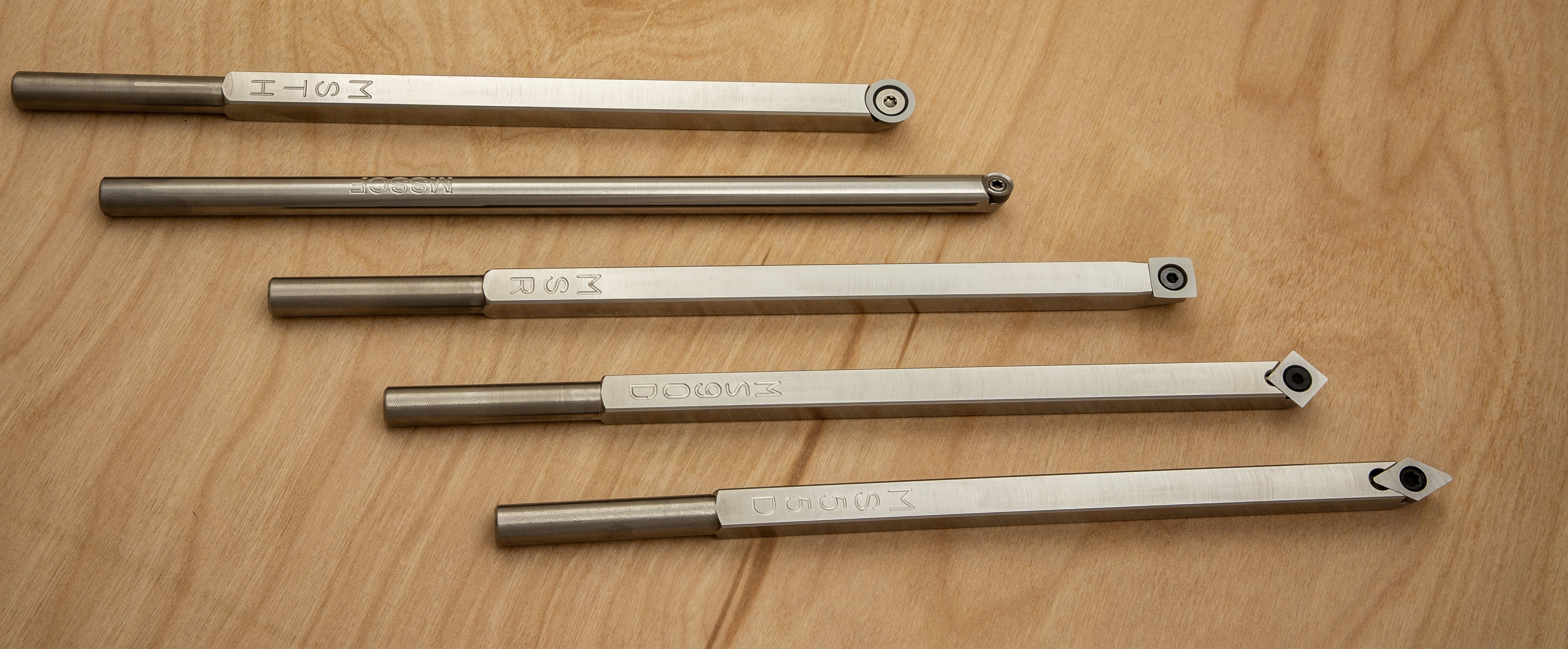 Carbide Tipped Woodturning Lathe Tools Mid Size 19