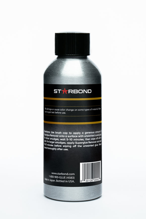 Starbond Super Glue Remover, Debonder, Easy Brush Cap, 2 oz