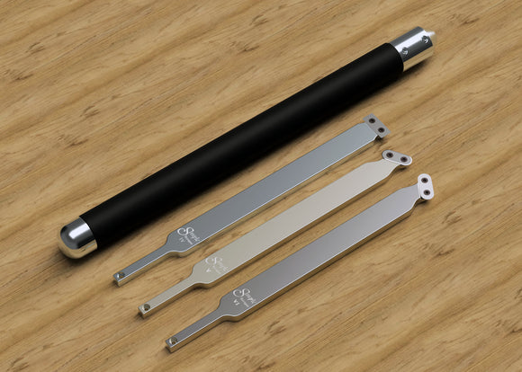 3 Tool Simple 12" Long Scraper Complete Set - Simple Scraper IV, V and VI