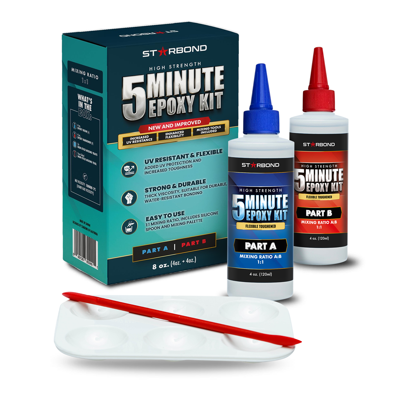 Starbond 5 Minute Epoxy Flexible-Toughened, UV-Protection Technology ...