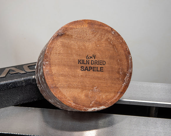 Kiln Dried Wood Bowl or Project Turning Blank - Round - 6" x 6"x 4"