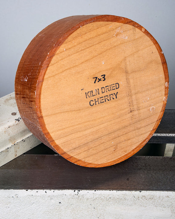 Kiln Dried Wood Bowl or Project Turning Blank - Round - 7" x 7"x 3"