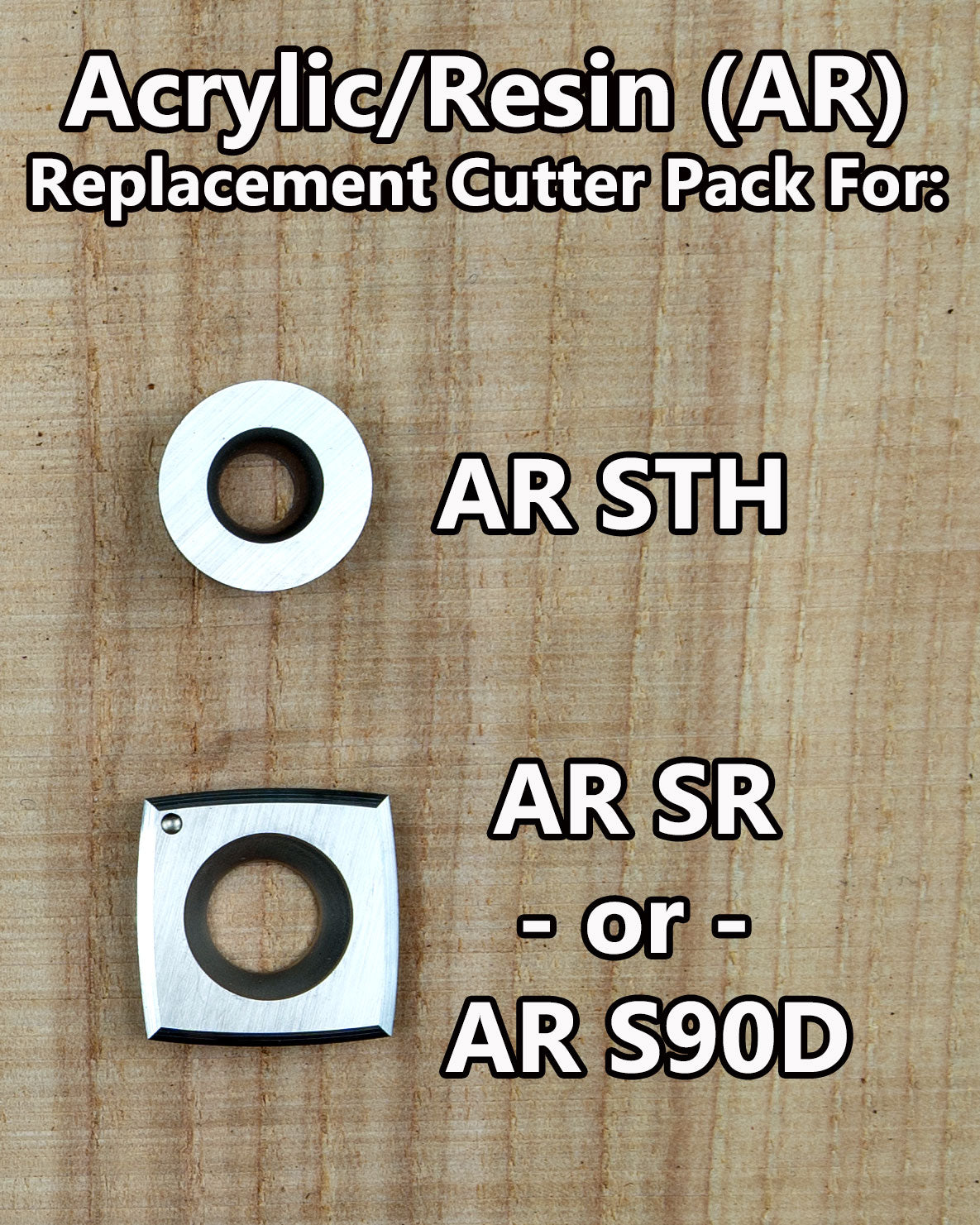 Acrylic/Resin Cutter Pack for Full Size 2 Tool Set - AR STH & AR SR ...