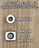 Acrylic/Resin Cutter Pack for Full Size 2 Tool Set - AR STH & AR SR-1