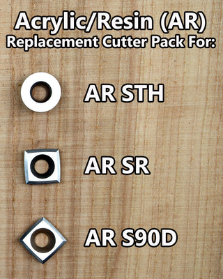 Acrylic/Resin Cutter Pack for Full Size 3 Tool Set - AR STH, AR SR & AR S90D