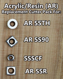 Acrylic/Resin Cutter Pack for Simple Start 4 Tool Set - AR SSTH, AR SSR, AR SS90 & SSSCF-1