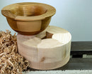 Segmented Bowl Blank for Woodturning, 6.5" x 3"-1