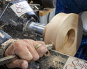 Segmented Bowl Blank for Woodturning, 6.5" x 2"