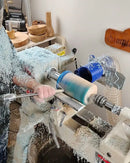 Simple Shear Cutting Finisher MINI for Wood or Acrylic Turning, Unhandled (12" Long SSCF Mini)-13