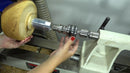 Live Chuck Points Kit with Optional Chuck Reversing Adapter for Woodturning Lathe MT2-4