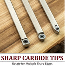 Turners Bundle with Carbide Tool Set, Bowl Blank, Glue Hub and Wrench-8