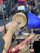 Simple Dust Collection System for Split-Bed Wood Lathe – Compatible with 4" Tubing-11