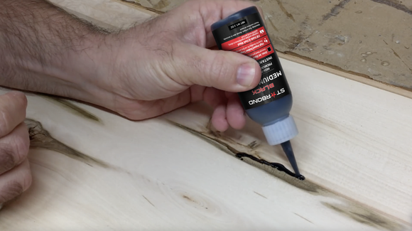 Starbond Black Medium-Thick CA Glue, 2 oz