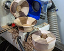 Segmented Bowl Blank for Woodturning, 6.5" x 3"-4