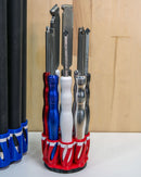 Rotating Woodturning Tool Rack for Simple Start Handle - Wood Lathe Tool Holder-2