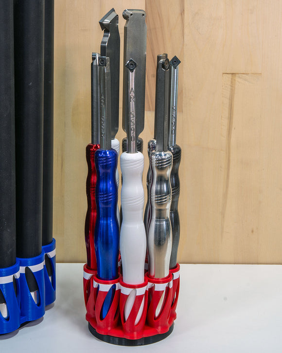 Rotating Woodturning Tool Rack for Simple Start Handle - Wood Lathe Tool Holder