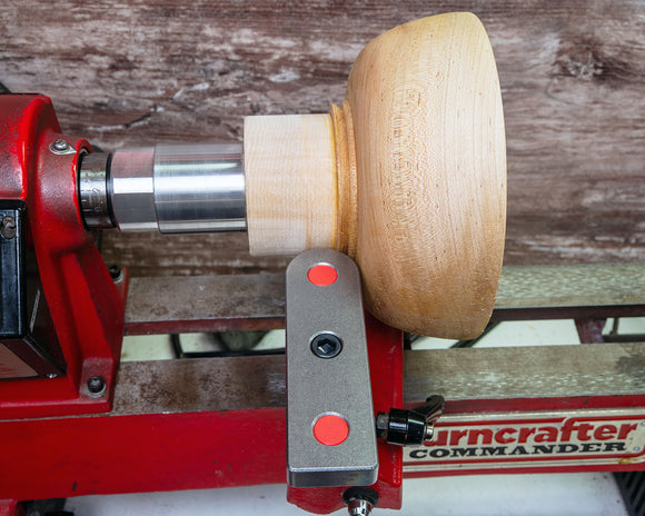 Adjustable Tool Rest with Flat Platform, Post and Clamping Collar for Wood Turning Lathe