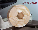 Segmented Bowl Blank for Woodturning, 6.5" x 2"