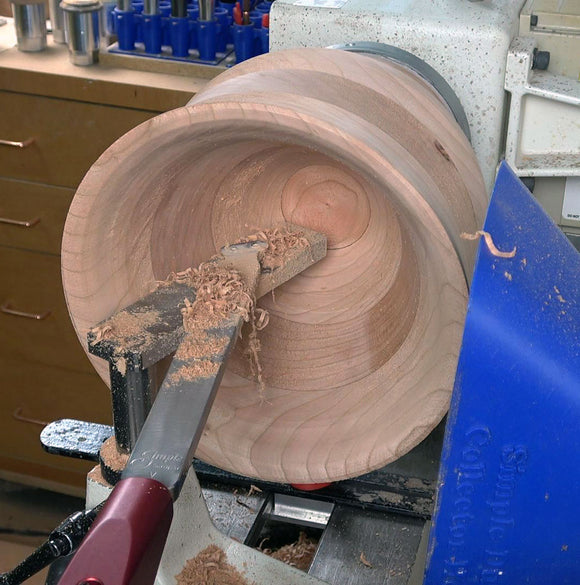 Simple Scraper V - 12" scraper for steep inside walls and bottom finishing