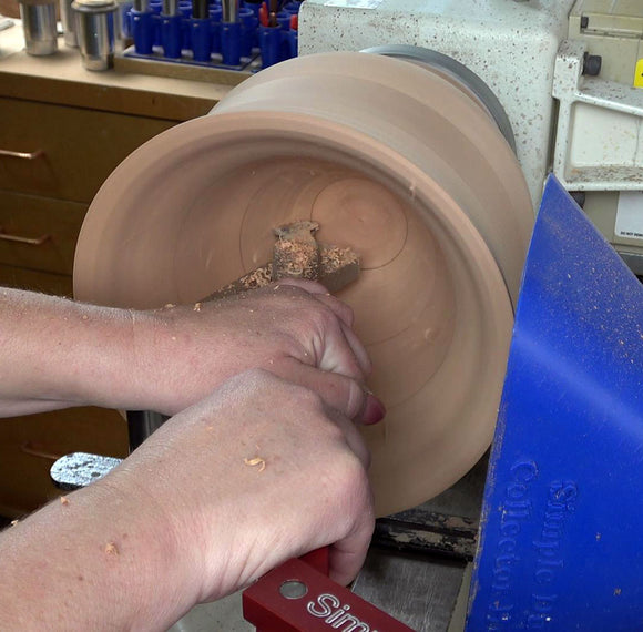 Simple Scraper V - 12" scraper for steep inside walls and bottom finishing