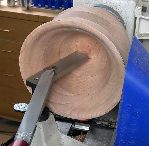 Simple Scraper V - 12" scraper for steep inside walls and bottom finishing