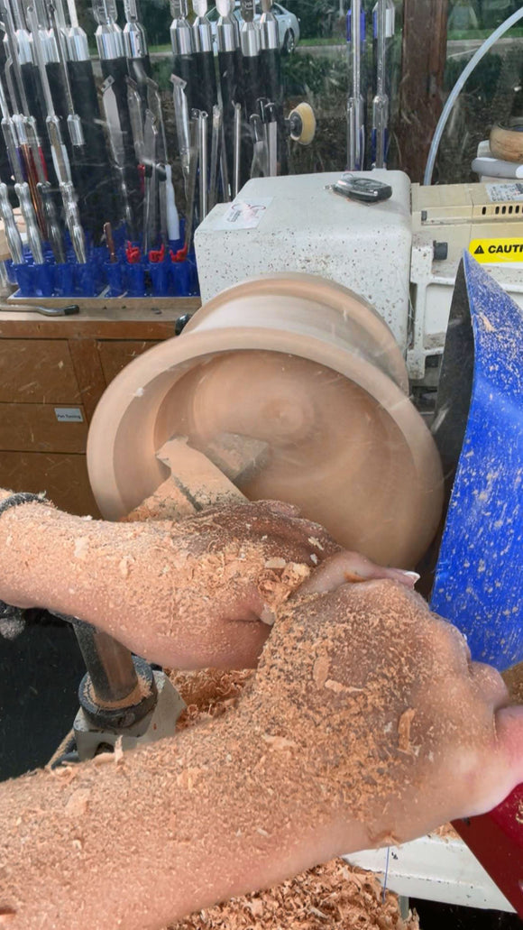 Simple Scraper V - 12" scraper for steep inside walls and bottom finishing