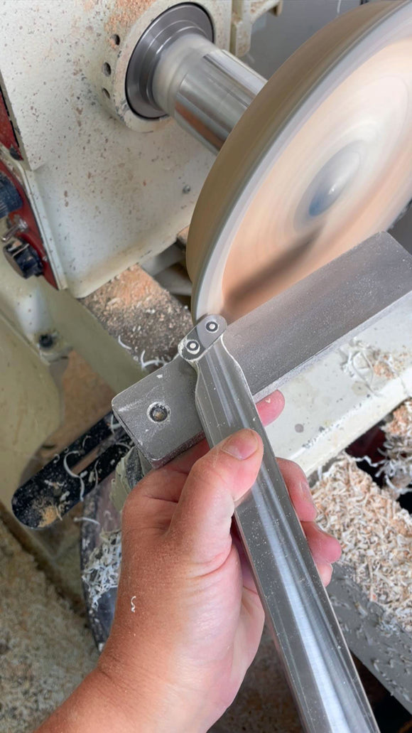 Simple Scraper V - 12" scraper for steep inside walls and bottom finishing