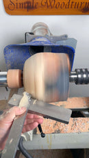 Simple Scraper VI - 12" scraper for shaping the inside lip and shaping between the headstock and the bottom-11