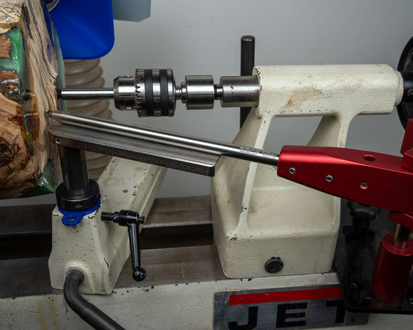 Simple Shear Cutting Finisher MINI for Wood or Acrylic Turning, Unhandled (12" Long SSCF Mini)