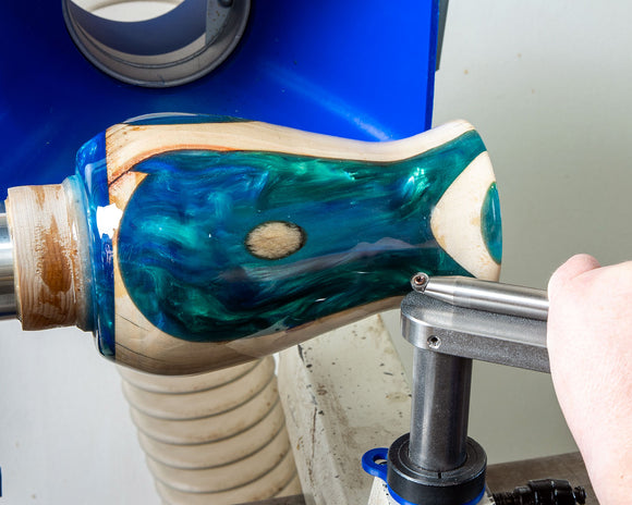 Simple Shear Cutting Finisher MINI for Wood or Acrylic Turning, Unhandled (12" Long SSCF Mini)