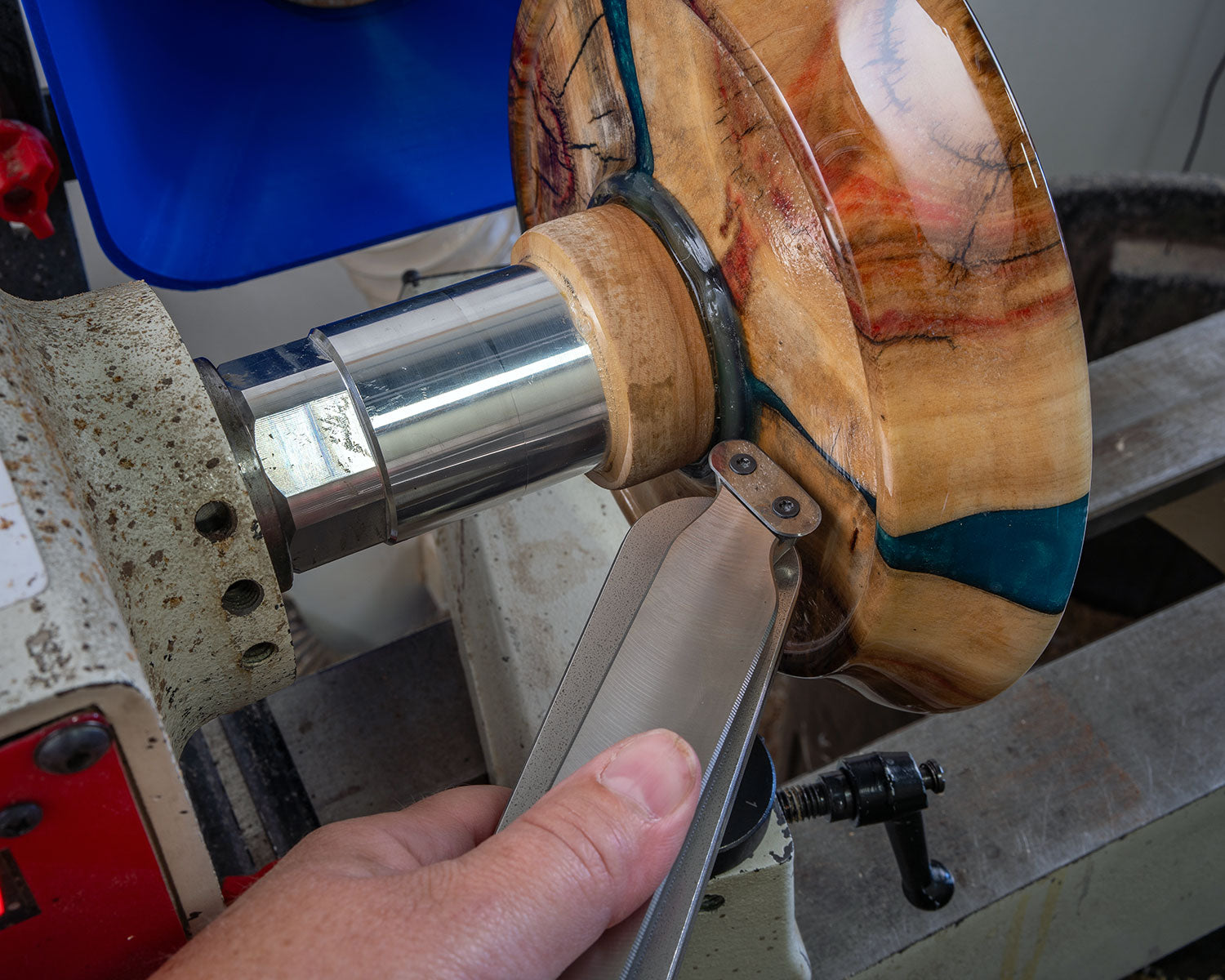 Simple Scraper VI - 12" scraper for shaping the inside lip and shaping between the headstock and the bottom