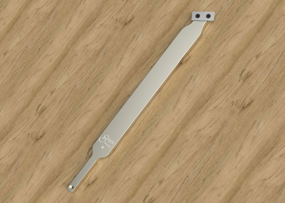 Simple Scraper V - 12" scraper for steep inside walls and bottom finishing