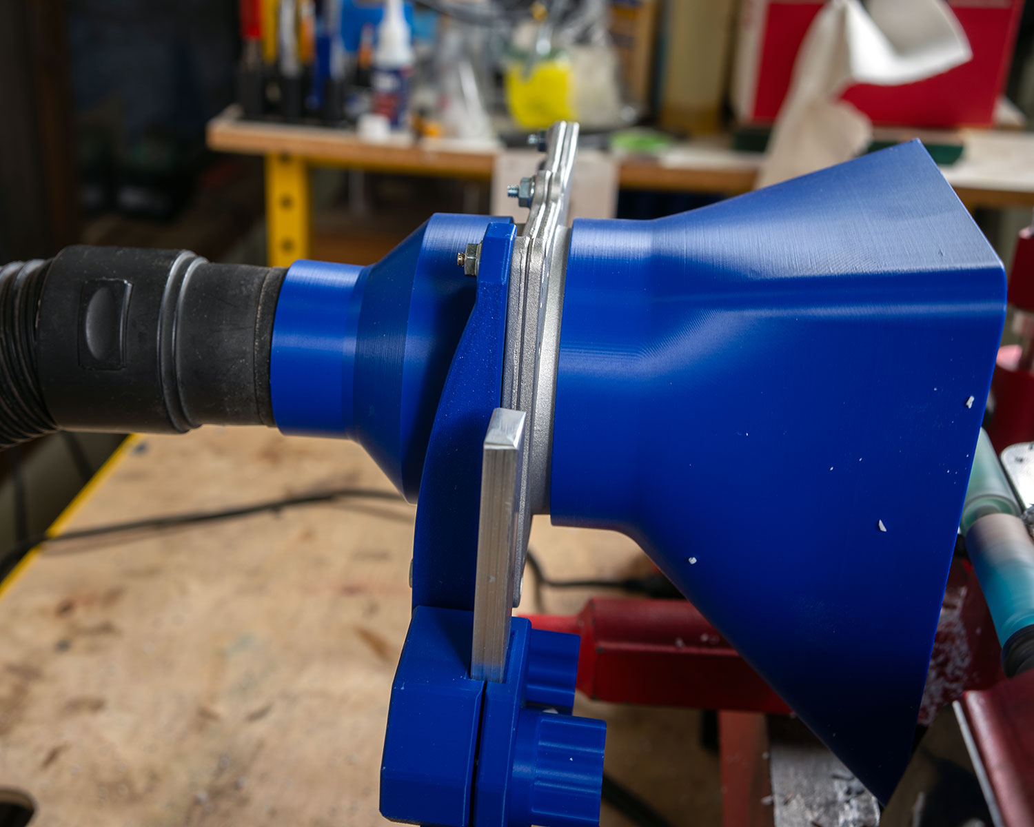 Simple Dust Collection System for Split-Bed Wood Lathe – Compatible wi ...