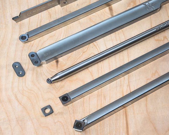 New! Turning Tool Package for Wood and Acrylic Turning, Full Size Tools with 1 Handle