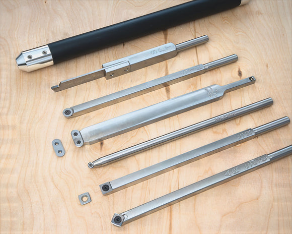 New! Turning Tool Package for Wood and Acrylic Turning, Full Size Tools with 1 Handle