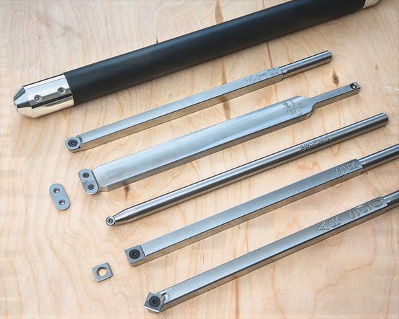 New! Turning Tool Package for Wood and Acrylic Turning, Full Size Tools with 1 Handle