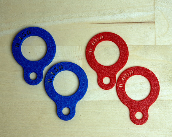 Quick-Adjust Height Spacers for Flat Tool Rest - 4 pack - 2 of each size