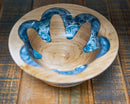 Maple Wood Bowl Turning Blank with Routered Groove for Epoxy Resin, 7" x 3"-12