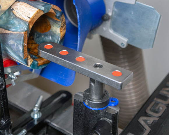 Adjustable Tool Rest with Flat Platform, Post and Clamping Collar for Wood Turning Lathe