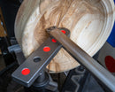 Adjustable Tool Rest with Flat Platform, Post and Clamping Collar for Wood Turning Lathe-2